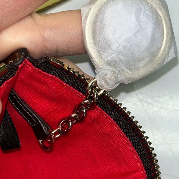 Dooney & Bourke Croco Cognac Wristlet- Mini Bag- NEW - Picture 8 of 11